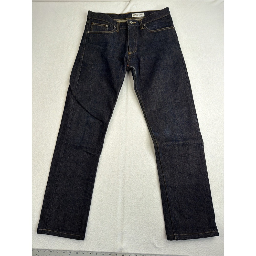 Gustin #265 21oz Heavyweight Japanese Selvedge Denim Size 34 fits 32x31